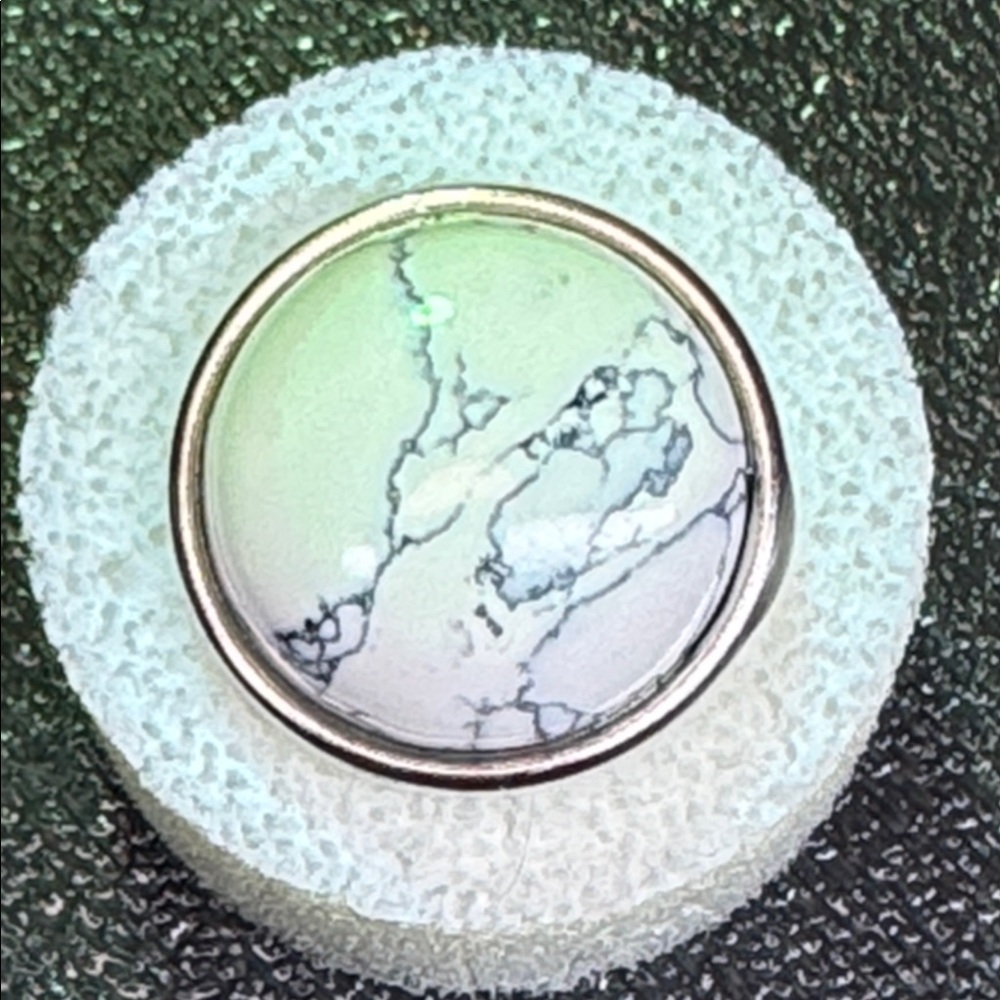 NUGZ USA 20mm White & Gray Faux stone #3